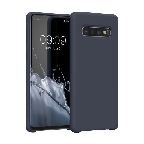 Husa Samsung Galaxy S10, Silicon, Albastru, 47732.186