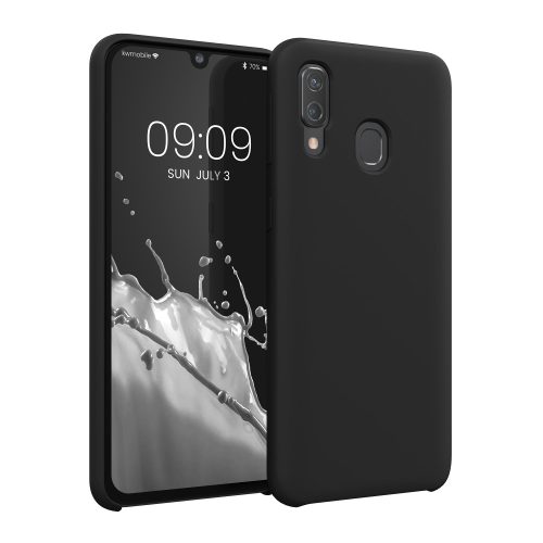 Husa Samsung Galaxy A40, Silicon, Negru, 49091.01