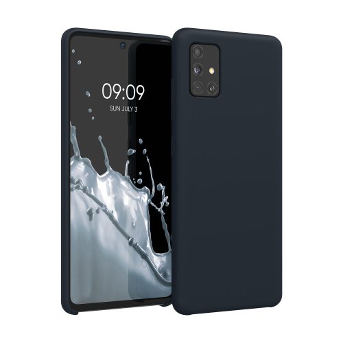Husa Samsung Galaxy A51, Silicon, Albastru, 51197.186