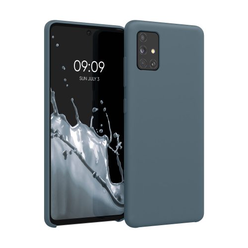 Husa Samsung Galaxy A51, Silicon, Albastru, 51197.202