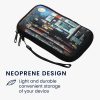 Husa Universala Kwmobile marime L - 6,5 inch, Neopren, Multicolor, 30226.3.46