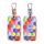 Husa Cheie Auto pentru Renault 4 Butoane - Smart Key, Kwmobile, Multicolor, Piele ecologica, 44637.57