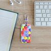 Husa Cheie Auto pentru Renault 4 Butoane - Smart Key, Kwmobile, Multicolor, Piele ecologica, 44637.57