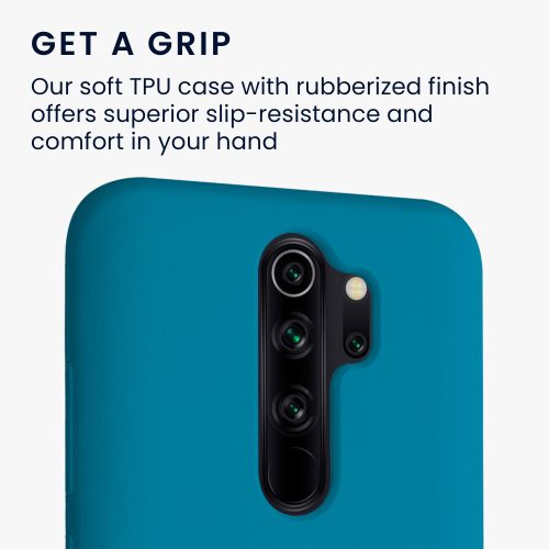 Husa Xiaomi Redmi Note 8 Pro, Silicon, Albastru, 50248.224