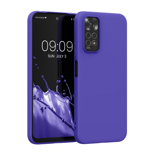 Husa Xiaomi Redmi Note 11/Redmi Note 11s, Silicon, Albastru, 57368.234