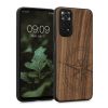 Husa Xiaomi Redmi Note 11/Redmi Note 11s, Lemn, Maro, 57386.01