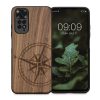 Husa Xiaomi Redmi Note 11/Redmi Note 11s, Lemn, Maro, 57386.01