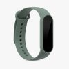 Set 2 Curele pentru Xiaomi Mi Smart Band 6/Mi Band 6/Mi Band 5, Kwmobile, Negru/Verde, Silicon, 57428.04