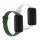 Set 2 Curele pentru Xiaomi Redmi Smart Band Pro, Kwmobile, Alb/Verde, Silicon, 57425.02