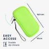 Husa Universala Kwmobile marime M - 5,5 inch, Neopren, Verde, 46188.2.44
