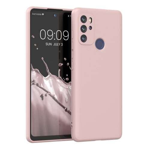 Husa Motorola Moto G60s, Silicon, Roz, 56240.225