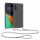 Husa OnePlus Nord, Silicon, Transparent/Argintiu, 57454.35