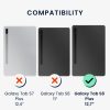 Husa pentru tableta Samsung Galaxy Tab S8 Plus, Kwmobile, Negru, Piele ecologica, 57464.01