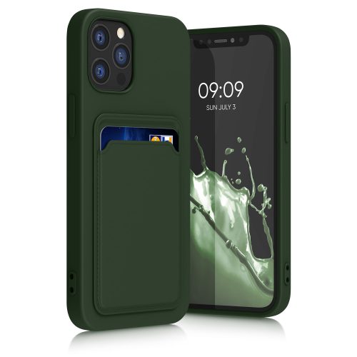 Husa Apple iPhone 12/iPhone 12 Pro, Silicon, Verde, 55112.80