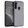 Husa Xiaomi Redmi Note 8, Textil, Gri, 57491.22