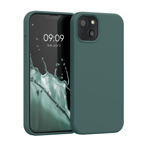 Husa Apple iPhone 13, Silicon, Verde, 55878.171