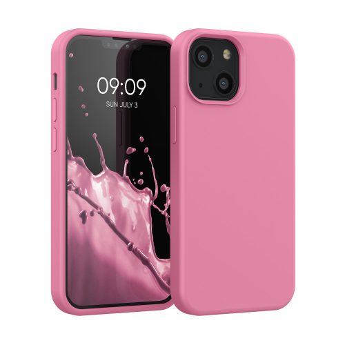 Husa Apple iPhone 13 Mini, Silicon, Roz, 55877.212