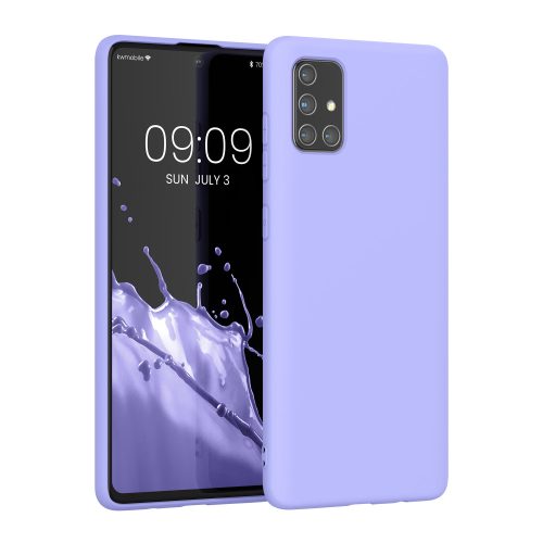 Husa Samsung Galaxy A71, Silicon, Albastru, 57562.108