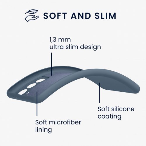 Husa Samsung Galaxy S21, Silicon, Albastru, 56681.202