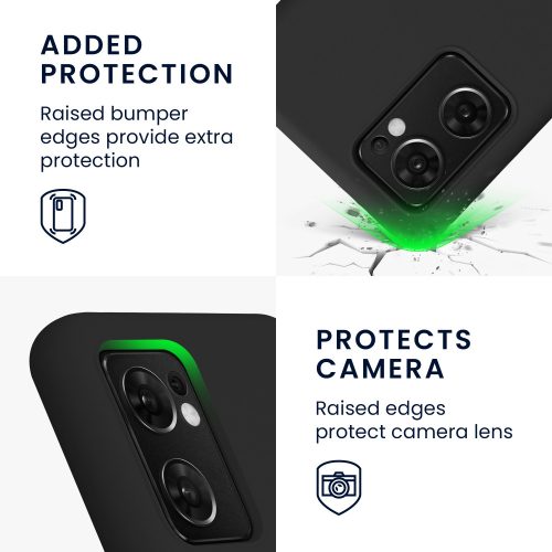 Husa OPPO Find X5 Lite, Silicon, Negru, 57630.01