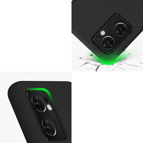 Husa OPPO Find X5 Lite, Silicon, Negru, 57630.01