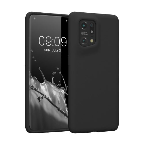 Husa OPPO Find X5, Silicon, Negru, 57629.01