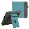 Husa pentru Tolino Vision 6, Kwmobile, Verde/Gri, Piele ecologica, 56601.04