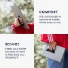 Suport tip inel pentru telefon, Kwmobile, Gri, Plastic, 35412.67