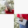 Suport tip inel pentru telefon, Kwmobile, Gri, Plastic, 35412.67