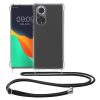 Husa Huawei nova 9, Silicon, Transparent/Negru, 57665.01