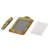 Set 2 Etichete pentru bagaje, Kwmobile, Multicolor, Piele ecologica, 53127.06