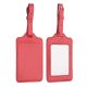 Set 2 Etichete pentru bagaje, Kwmobile, Rosu, Piele ecologica, 53126.05