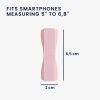 Set 3 Suporti tip inel pentru telefon, Kwmobile, Multicolor, Plastic, 43997.08