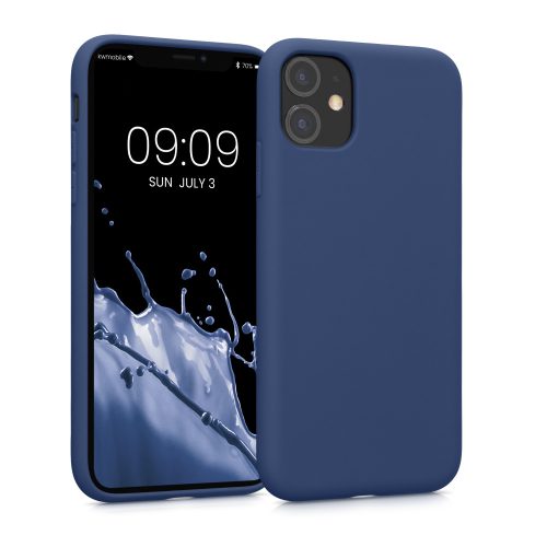 Husa Apple iPhone 11, Silicon, Albastru, 50791.116