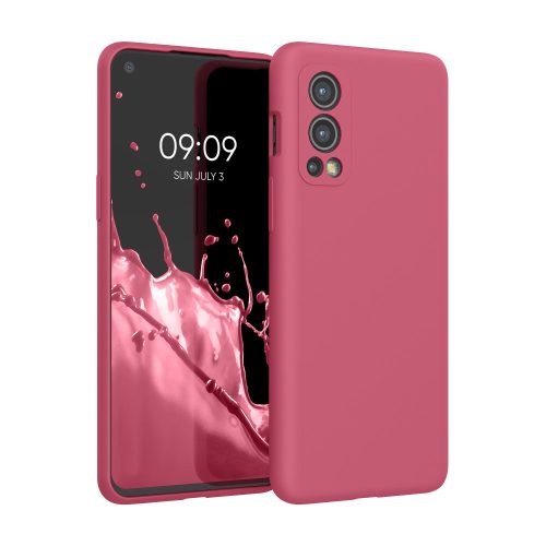 Husa OnePlus Nord 2 5G, Silicon, Roz, 56070.238