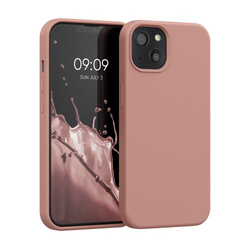 Husa Apple iPhone 13, Silicon, Roz, 55878.237