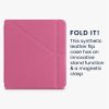 Husa pentru Kobo Libra 2, Kwmobile, Roz, Piele ecologica, 56576.77