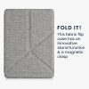 Husa pentru Amazon Kindle Paperwhite 11, Kwmobile, Gri, Textil, 57765.25