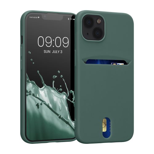 Husa Apple iPhone 13, Silicon, Verde, 57748.166
