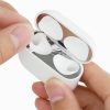 Set 2 Aparatori de praf pentru casti Apple AirPods 3, Kwmobile, Gri, Plastic, 56544.22