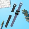 Set 2 curele pentru Willful Smartwatch/Fitnesstracker, Kwmobile, Negru/Gri, Silicon, 56230.02