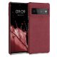 Husa Google Pixel 6 Pro, Textil, Rosu, 57796.76