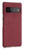 Husa Google Pixel 6 Pro, Textil, Rosu, 57796.76