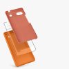 Husa Google Pixel 6a, Silicon, Portocaliu, 57815.150