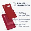 Husa Google Pixel 6a, Silicon, Rosu, 57815.229
