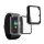 Set 2 Huse pentru Huawei Watch D, Kwmobile, Negru/Transparent, Plastic, 57778.01