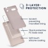 Husa Google Pixel 6a, Silicon, Crem, 57815.225