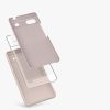 Husa Google Pixel 6a, Silicon, Crem, 57815.225