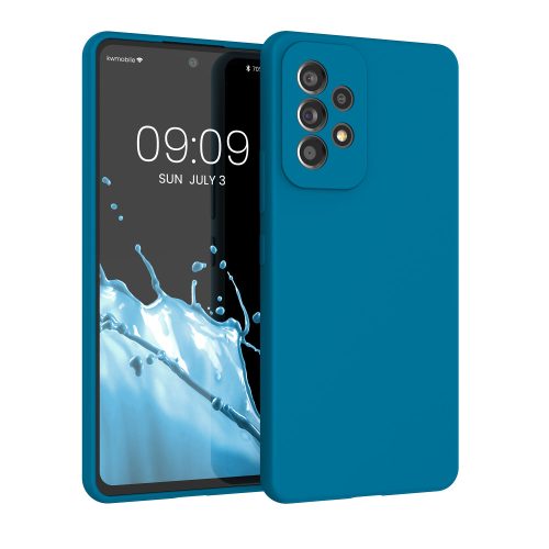 Husa Samsung Galaxy A53 5G, Silicon, Albastru, 57835.224