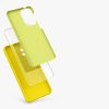 Husa Samsung Galaxy A33 5G, Silicon, Galben, 57833.165